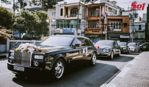 Trào lưu rước dâu bằng dàn xe Rolls Royce “hot" tại Trung Quốc