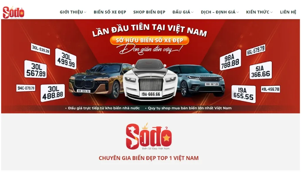 Số Đỏ - sàn giao dịch số hàng đầu Việt Nam