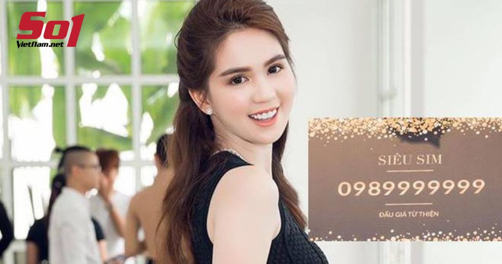 Ngọc Trinh và chiếc siêu sim 0989999999 cùng hành trình tăng giá 160 lần