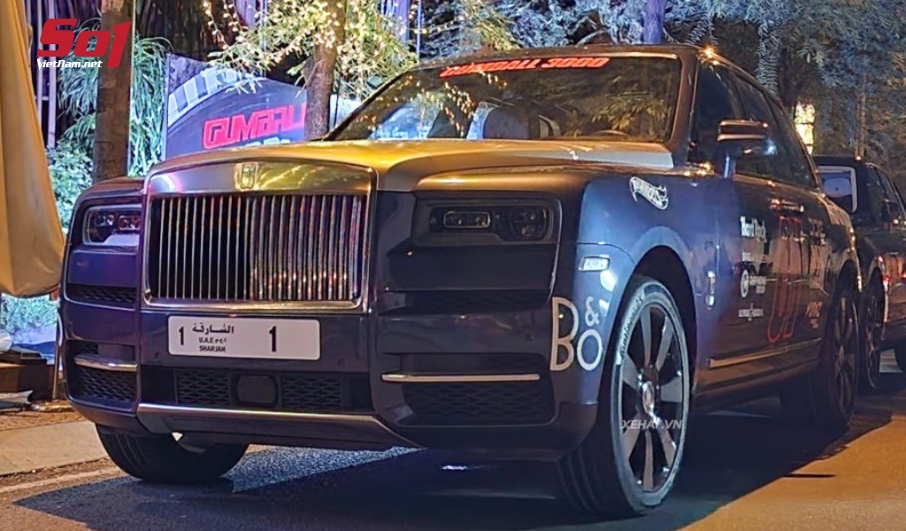 Rolls-Royce Cullinan biển số 1 độc nhất vô nhị của hoàng thân UAE