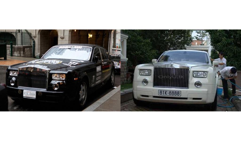 Cường Đô La tái sử dụng trái phép siêu biển tứ quý 8 cho chiếc Rolls Royce Phantom